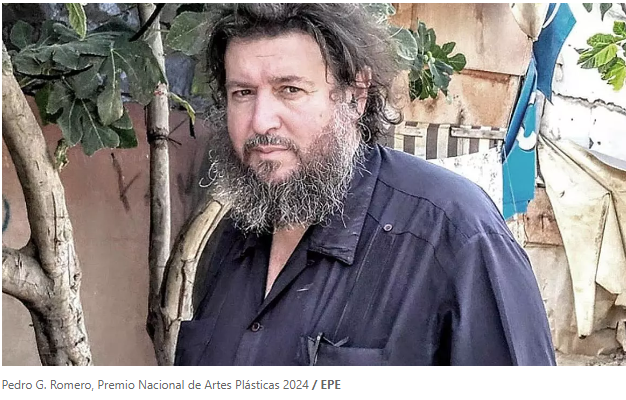 Pedro G. Romero, Premi Nacional d’Arts Plàstiques 2024