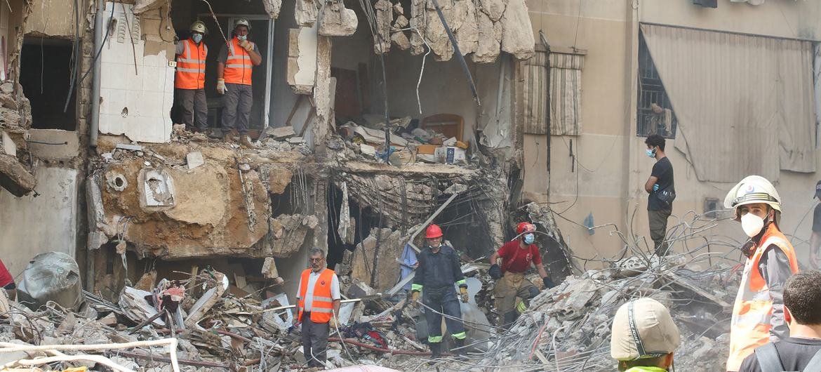 ONU insta al cese de hostilidades en Beirut y alerta sobre el riesgo de una guerra total
