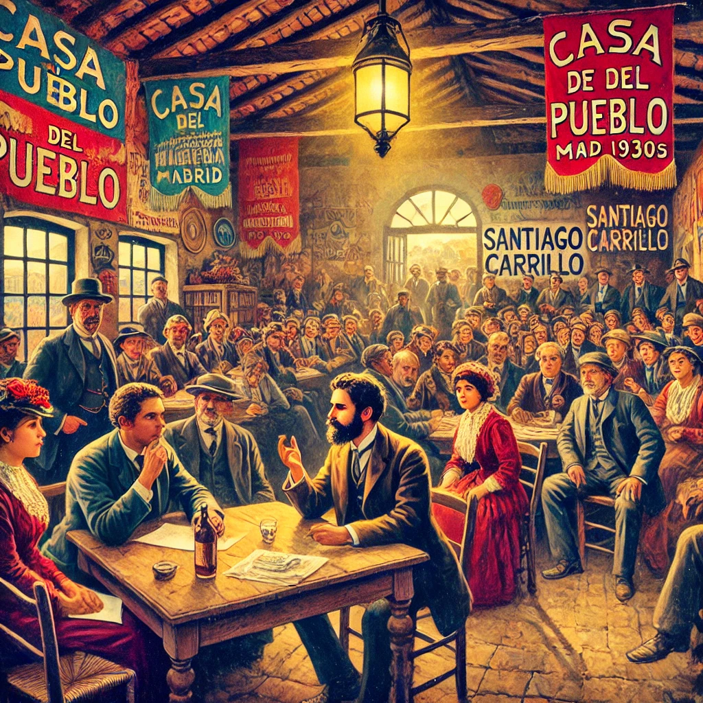 Santiago Carrillo entrevista als líders del Sindicat d’Obreres de la Llar (1931), per Eduardo Montagut