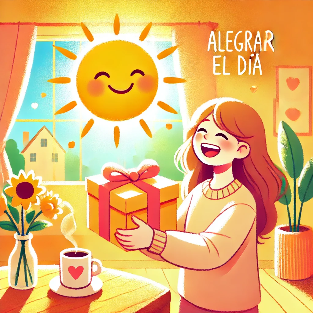 ELE: «Alegrar el día»: La forma correcta en español para expresar felicidad