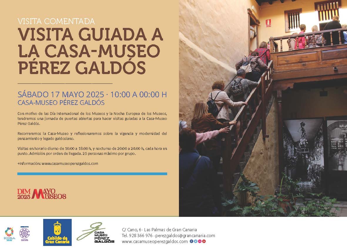 En el día internacional de los Museos y la Noche Blanca en la Casa Museo Pérez Galdós